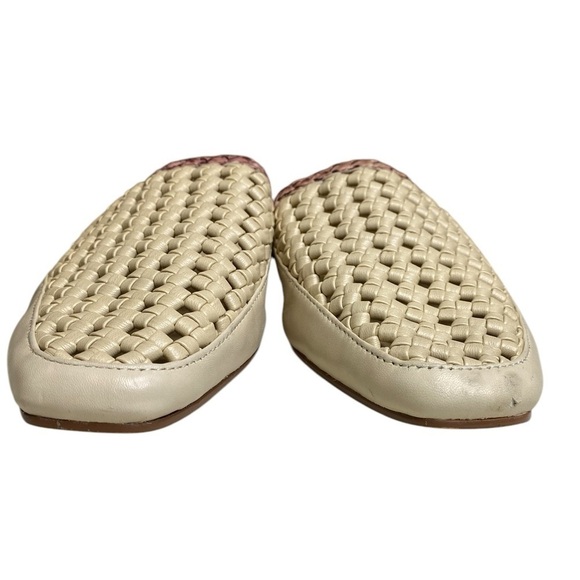 Vince Camuto Pandie Woven Leather Slide Mules Women's Size 6 - Picture 3 of 12